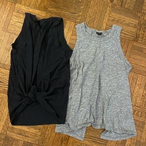 Lot of 2 J. Crew Tie Back Tank Tops XXS
